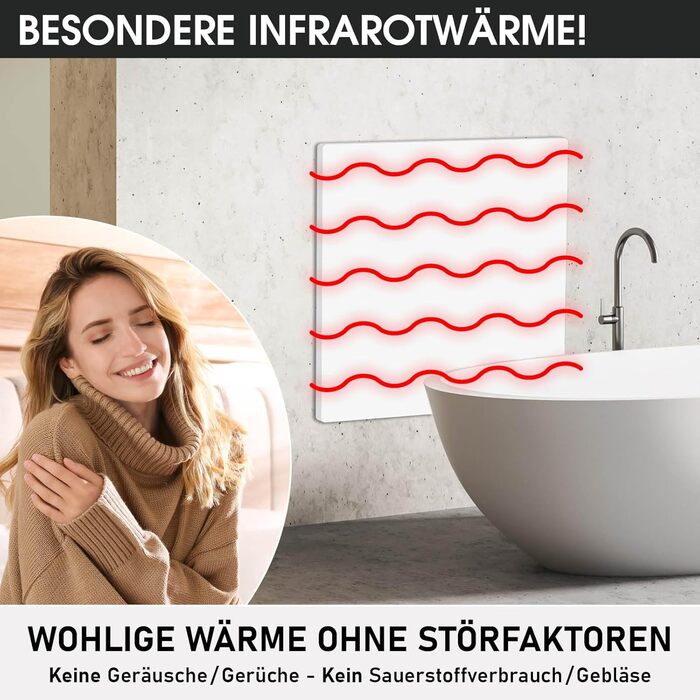 Інфрачервоний обігрівач BRAST 300-1100 Вт Зроблено в Європі У комплекті настінне кріплення, система підставок та ручка Висока ефективність Гнучке використання Ультраплоский дизайн IP 450 450 Вт