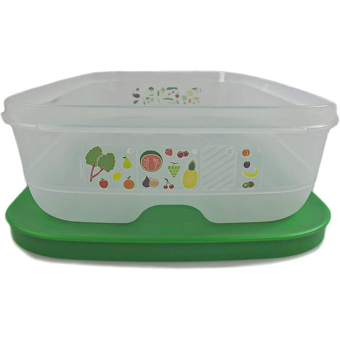 Холодильник TUPPERWARE 1,8 л темно-зелений KlimaOase плоский PrimaKlima Klimaknig