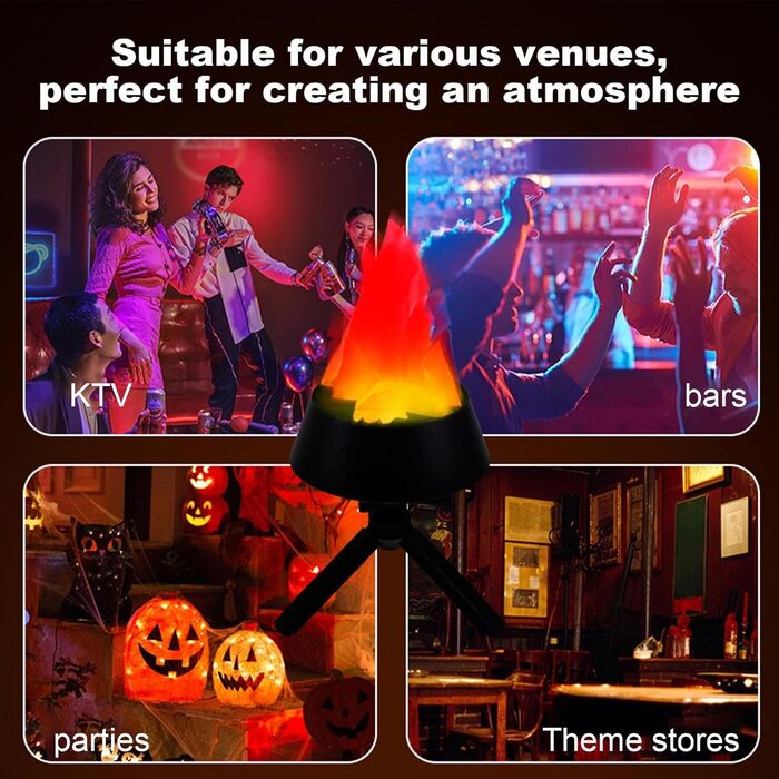 Світлодіодна лампа з полум&39ям - Електрична лампа з ефектом AC230V - Штучний світлодіодний ліхтар з ефектом полум&39я для саду, вечірки на Хелловін, Різдва, заднього двору, Хеллоуїна, різдвяної вечірки, кемпінгу, будинку з привидами