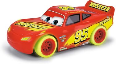 Кожна), однопривідний набір двійнят з Disney Pixar's Cars, 2 машинки на дистанційному управлінні з ефектом підсвічування, іграшки для дітей віком від 4 років Glow Racer Lightning McQueen Storm Jackson, 14