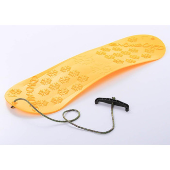 Сноуборд дитячий сноуборд санки сніговий планер снігова гірка в комплекті з мотузкою 5 кольорів жовтий