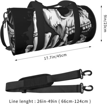 Спортивна дорожня сумка Rock Skull, унісекс, велика сумка для подорожей та спорту