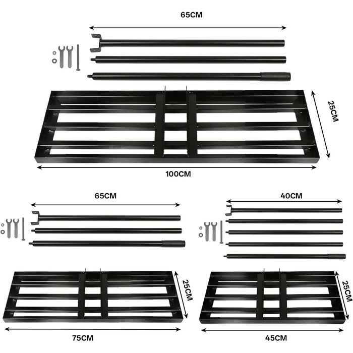 Граблі-рівняч для газону з нержавіючої сталі, з покращеним різьбовим зєднанням для запобігання розхитуванню, з ергономічною регульованою ручкою 2м, для вирівнювання ґрунту, землі, догляду за газоном та ландшафтного дизайну 45x25см