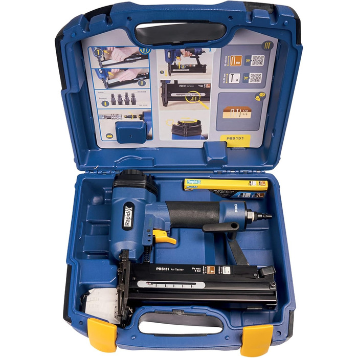 Швидкісний пневматичний клейовий і цвяховий пістолет PBS151, пневматичний клейовий пістолет для товстої деревини, для клейових ско