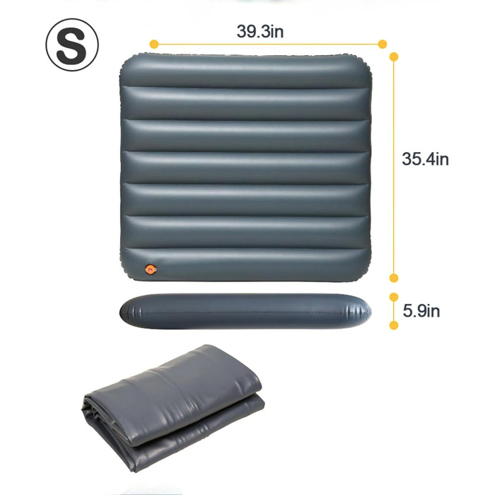 Повітряна подушка матрац для автомобіля, автомобільна повітряна подушка з зазором 100x60x15 см Надувний автомобільний матрац для багажника Автомобільний матрац, кемпінговий матрац для спальні в автомобілі, туристичний надувний матрац, маленьке повітряне л