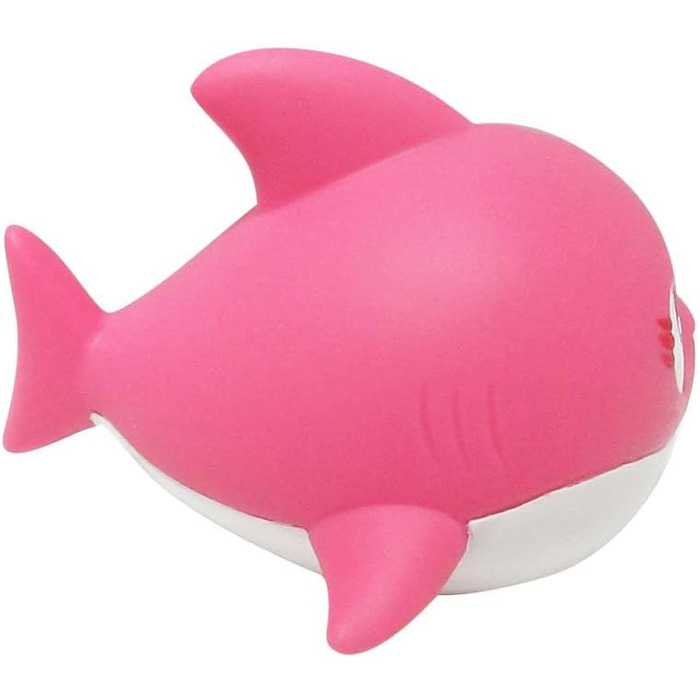 Набір для ванни Baby Shark, 3 шт. (акула, сітка для купання), блакитний, рожевий, жовтий, білий
