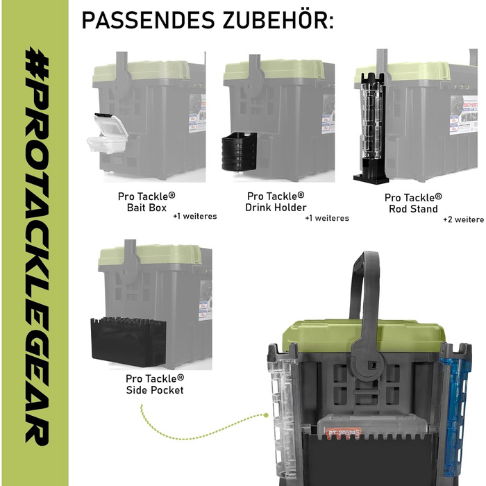 Ящик для риболовних снастей Competition XL, рибальське спорядження та аксесуари (XL (54 x 35 x 34,30 см))