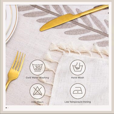 Миється Водонепроникна Скатертина Бавовняна Прямокутна Скатертина Елегантна скатертина з льону 140х180 см для домашньої кухні Обід