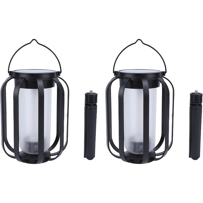 Сонячні ліхтарі KKPLZZ 2, 3 колірні температури, 2 режими освітлення, IPX4, зі штативом та гачком для підвішування, для саду, двору, тераси, ганку