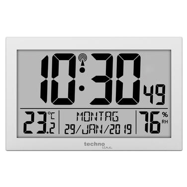 Годинник настінний Technoline WS8016 Silver (WS8016)