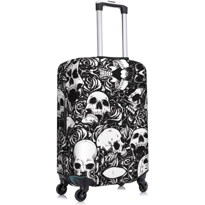 Чохол для валізи Totenkopf, міцний захист для багажу розміром 45.7-81.3 см, XL, чорний