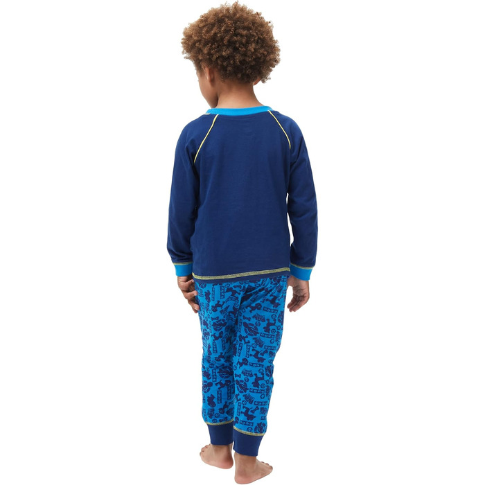 Піжами для хлопчиків PAW PATROL М&39які бавовняні піжами із зображенням Маршалла, Чейза та Райдера Офіційно ліцензовані дитячі піжами, розмір 116, різнокольорові