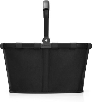 Сумка для перенесення в чорному кольорі - Міцний кошик для покупок з великою кількістю місця для зберігання та практичною внутрішн