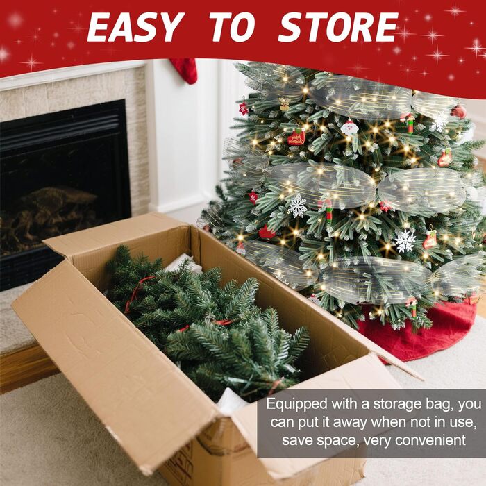 Різдвяна ялинка зі снігом 180 см Soontrans