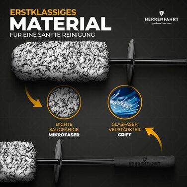 Щітка для обода з мікрофібри ультратонка Надзвичайно вузька насадка для щітки для ретельного очищення без подряпин також заходить