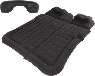 Надувний матрац AYNEFY для автомобілів позашляховиків, портативний надувний матрац, товстіший надувний матрац для заднього сидіння автомобіля (чорний)