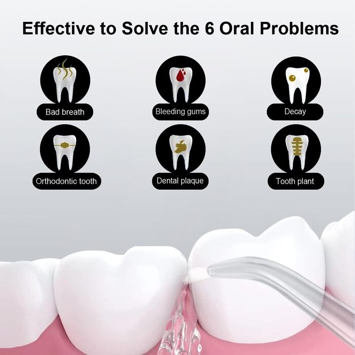 Набір для чищення порожнини рота 2-в-1 чорний HUACO CARE