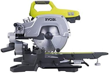 Пила для поперечного і торцювання Ryobi 1500 Вт (панельна пила / пила з пиляльним диском) EMS216 - 5133001197 - 5133001197