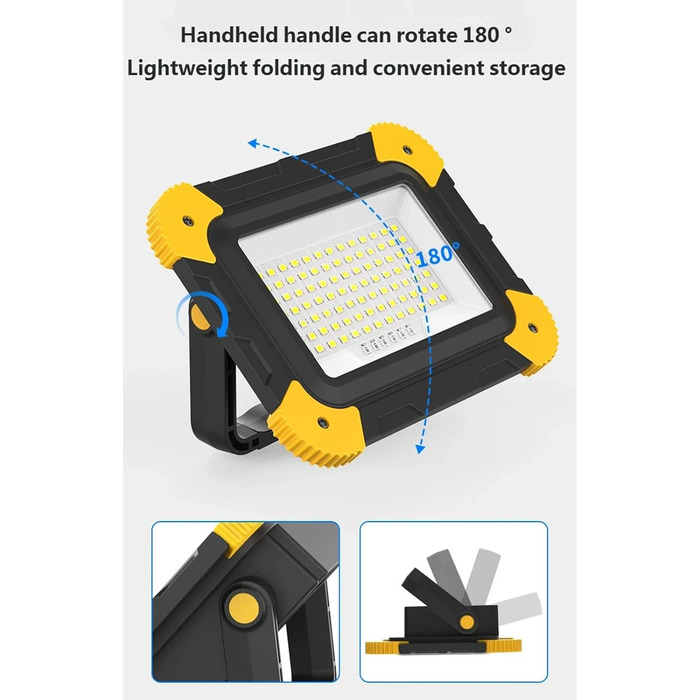 Довговічна кемпінгова ліхтарика на батарейках, портативна, магнітна, висока яскравість, світлодіодна, водонепроникна, для походів, кемпінгу, активного відпочинку, магнітна основа