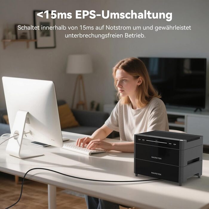 Універсальна балконна електростанція з накопичувачем Venus A (2120 Втгод), можливістю розширення накопичувача до 12,72 кВтгод, 4 MPPT - сонячні входи до 2400 Вт, двонаправлений інверторний зв&39язок змінного струму потужністю 1200 Вт &quotпідключи та прац