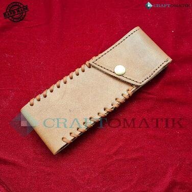 Набір столових приборів ручної роботи в середньовічному стилі 3-предметний (ніж, виделка, ложка) зі шкіряним чохлом Подарунковий набір для кухні, кемпінгу та барбекю HFTC10x