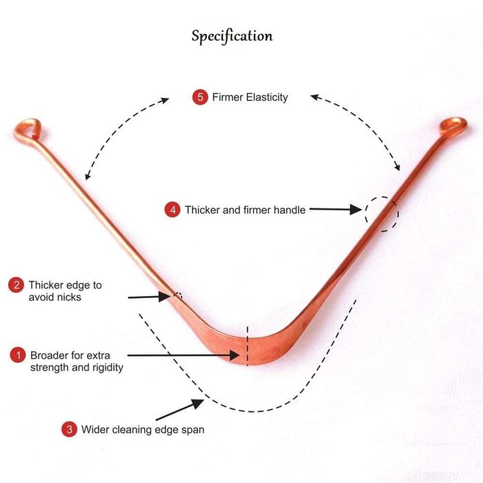 Чистий мідний засіб для чищення скребків для язика Ідеальний хірургічний скребок для язика Найкращий засіб від неприємного запаху з рота Забезпечує гігієну порожнини рота Гнучка ручка та зручна рукоятка набір із 12 предметів