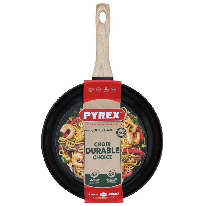 Сковорода Pyrex Cook&Care 28 см, класична (7120907)