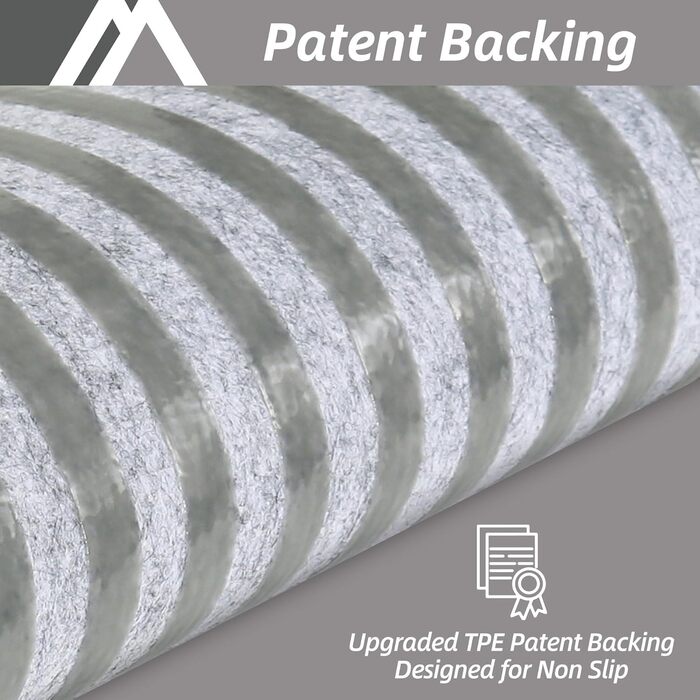 М&39які сходинки для дерев&39яних сходинок, сходові доріжки для дітей та собак, 100 поліестер, основа з TPE, сірі, квадратні, 71,1 x 22,9 см, 15 шт.