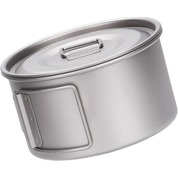 Легкі туристичні миски зі складною ручкою, стійкі до іржі, миски для їжі для кемпінгу та походів, складна ручка 0,45 л