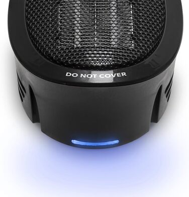 Підключається до мережі вентилятор-обігрівач TROTEC TFC 2 E потужність нагріву 500 Вт міні-керамічний обігрівач, для приміщень площею до 10 м / 25 м, чорний