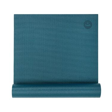 Килимок для йоги Bodhi Asana Універсальний килимок для вправ Нетоксичний та миється Килимок з ПВХ Фітнес-килимок для йоги, пілатесу та гімнастики Нековзний для вашої практики йоги Товщина 4,5 мм, колір бензин