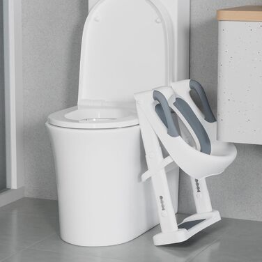 Дитяче сидіння для унітазу DEANIC зі сходами, горщик із драбинкою та ПУ, сидіння для унітазу для дітей від 1 до 7 років, сидіння д