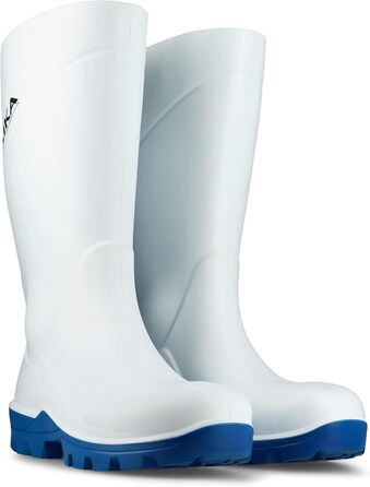 Робоче взуття SIKA Unisex PU, надзвичайно легке та зручне, нековзне, самоочисна підошва, термоізоляція від холоду та спеки, амортизуюча устілка для харчової та медичної промисловості, розмір 36 EU, біле