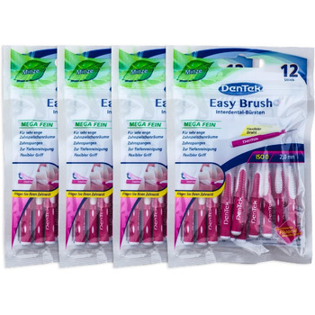 Щітки 2.0мм Mega Fine ISO 0, 4 шт., DenTek Easy Brush Interdental -