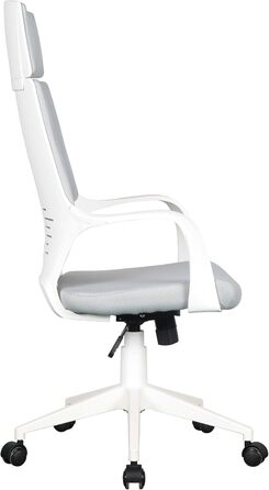 Офісний стілець SixBros. Сірий/Білий - 0898H/2253