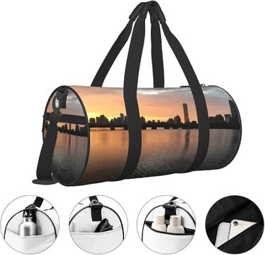 Дорожня сумка Міський Захід Сонця, спортивна сумка для чоловіків та жінок, сумка-мішок, спортивна дорожня сумка