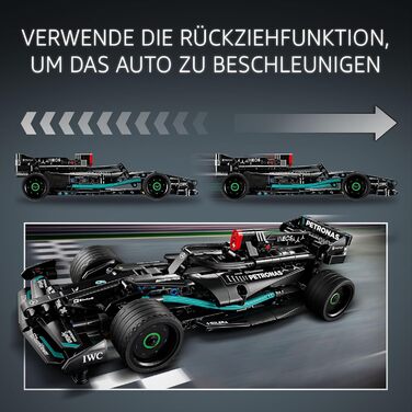 Конструктор LEGO Technic Mercedes-AMG F1 W14 E Performance Race Car Toy 42165, 240 деталей, гоночний болід