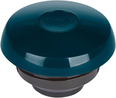 Ізольований глечик Emsa Samba, місткість 1,5 літра, застібка Quick Press, 100 герметичний, зберігає напої гарячими протягом 12 годин і холодними протягом 24 годин, зі скляною підкладкою, зроблено в Німеччині, напівпрозорий/океанський блакитний, N4012000 1