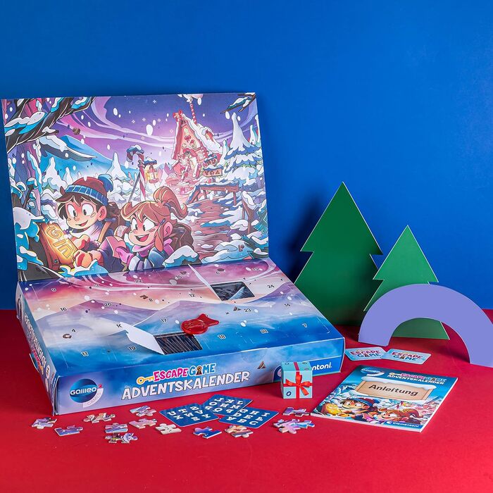 Адвент-календар Galileo Escape Game 2024 Clementoni, для дітей від 8 років