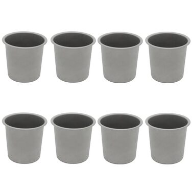 Металева туристична кружка, легка титанова склянка для пива, 220 мл, безшовний дизайн, портативна для подорожей на природі (8 шт.)