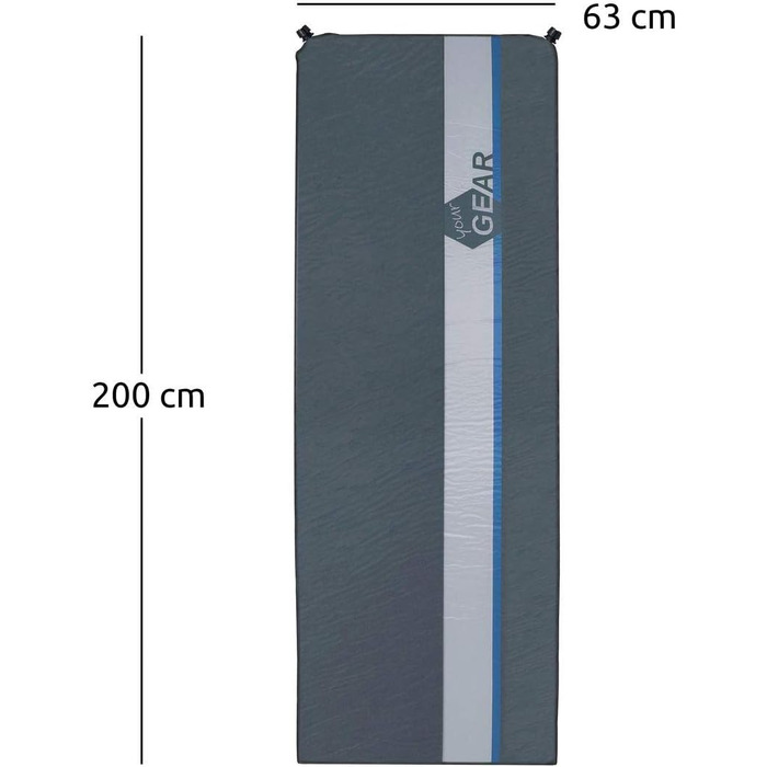 Ваш GEAR ISO 700 Самонадувний спальник 200x63x7 см Водонепроникний термокилимок Надувний матрац Надувне ліжко