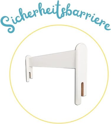 Дитяче ліжко Happy Babies - із захистом від падіння, хлопчик, 140x70, дитяче ліжко з шухлядою та матрацом, односпальне ліжко для дітей, біле/синє, з мотивом собаки, блакитне Niebieskie