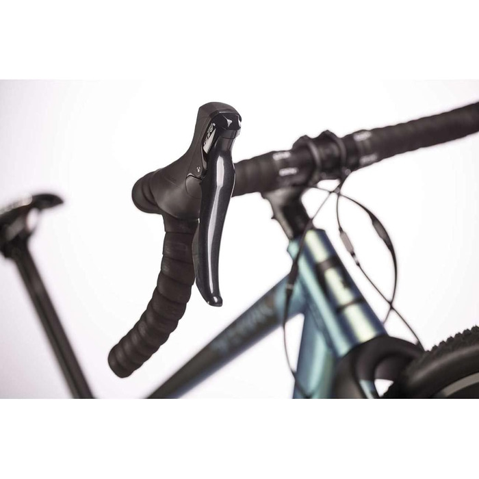 Чоловічий гравійний велосипед Airtracks 28 дюймів STERRATO 5.0 з 2 x 9 швидкостями Shimano SORA RD-R3000 - вилка UD Carbon - розміри рами 52 см та 55 см - модель 2026 55 см (підходить для велосипедистів зростом 175-188 см)