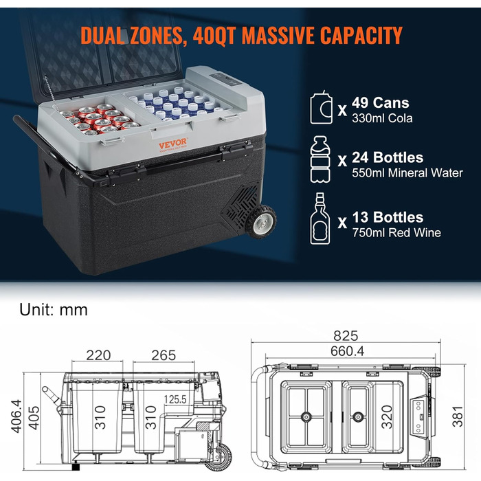 Портативний холодильник, електрична морозильна камера невелика морозильна камера -2010 , електричний компресорний холодильник 820