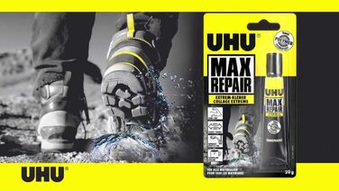 Клей UHU 45820 Max Repair Extreme, туба 20 г, 2 шт. и