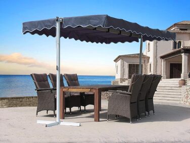 Замінний дах для окремостоячого тенту Dubai, сірий, 375 x 225 см