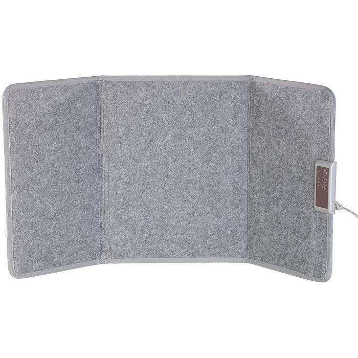 Інфрачервона нагрівальна панель Sichler для побутової техніки Складана інфрачервона нагрівальна панель далекого діапазону, до 65 C, 165 Вт, розмір M (Складана нагрівальна панель, міні-інфрачервоний обігрівач, килимок для підлоги з підігрівом)