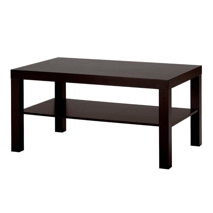 Журнальний столик IKEA Lack чорно-коричневого кольору (90x55 см) 90x55x45 см Коричневий