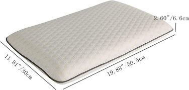 Дитяча подушка піна з пам'яттю дитяча подушка Oeko-Tex Гіпоалергенна подушка дитяча подушка плоска 3-8 років