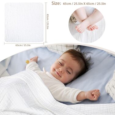 Муслінові серветки для відрижки набір з 5 серветок 65x65 см муслінові серветки 100 бавовняна тканина поглинаючі складні пелюшки дл